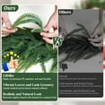thumbnail image 4 of 24FT(4*6FT) Christmas Norfolk Pine Garland, Real Touch Faux Green Garlands, Winter Artificial Greenery Garland for Mantle, Stairs, Table, Fireplace, Indoor & Outdoor Christmas Decorations, 4 of 11