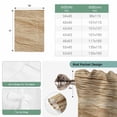 thumbnail image 6 of Country Farmhouse Balloon Curtains for Bedroom/Front Door/Bathroom, Vintage Brown Wooden Grain Tie Up Curtains 63 Inch Length Light Filtering Kitchen Curtains Shades for Windows 46"x63", 6 of 8