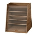 thumbnail image 2 of Organizador de lápiz labial de madera Soporte de aceite esencial de 6 niveles Collectibles Stand Decoración del hogar Estante de perfume para sala de, 2 of 8
