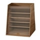 thumbnail image 2 of Organizador de Lápiz Labial de Madera Gabinete de Almacenamiento de Escritorio de 6 Niveles para Oficina de Cocina, 2 of 9