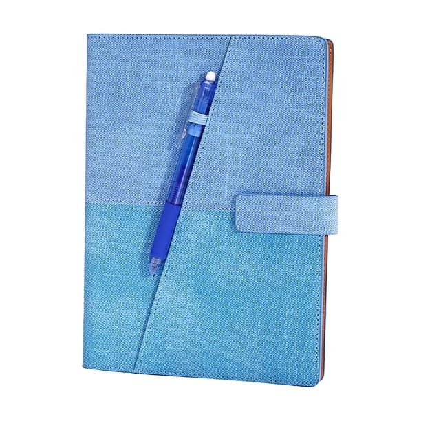Fiudx Libreta Reutilizable Inteligente, Diseño Borrable de 60 Páginas, Papel Piedra Impermeable, Agenda Versátil de Hojas Sueltas, Uso Profesional, Tamaño A5, Incluye Bolígrafo y Paño, Fácil de Limpi