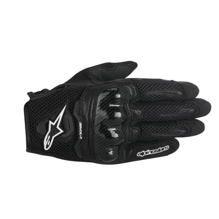 H2o Motorcycle Gloves - Alpinestars SMX-1 Air Mens Gloves Black