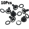 thumbnail image 1 of Lot de 10 Capuchons de Protection en Caoutchouc Résistant à l'Eau pour Interrupteur à Bascule 12Mm, 1 of 4
