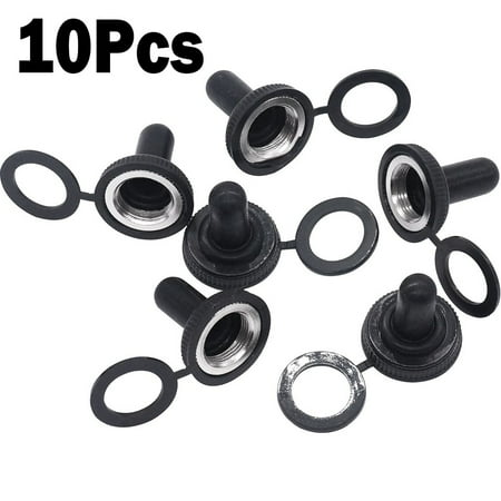 

10Packs 12Mm Toggle Switch Rubber Resistance Boot Cover Cap Waterproof Cap