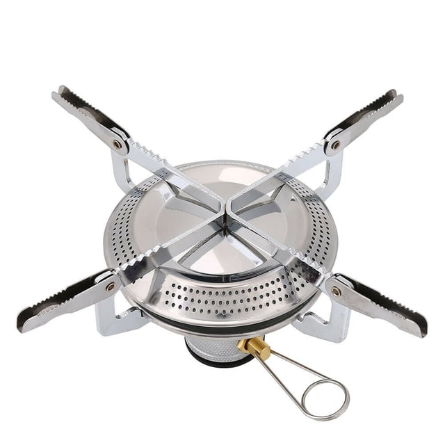 Mini Réchaud à Gaz Propane Brûleur Camping Cuisson Pliable Randonnée Pique-Nique Accessoires