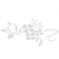 thumbnail image 3 of Etiqueta engomada de la flor del espejo, etiqueta engomada de la pared del arte de la flor plástica, etiqueta engomada de la decoración de la etiqueta de la pared del espejo para la pared del fondo LYUMO Etiqueta engomada de la flor del espejo, 3 of 6