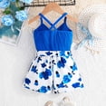 thumbnail image 4 of Girls Rompers Summer Fashion Solid Color Tops Floral Print Sleeveless Bow Knot Jumpsuit Bu2 Infant Boy Clothes 3-4T, 4 of 6