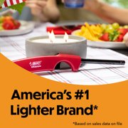 BIC Multi-purpose Classic Edition Lighter, Assorted Colors, 4-Pack of Lighters