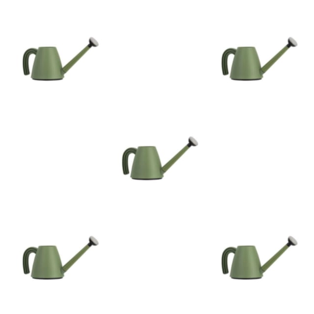 Destyer PP Small Watering Can For Convenient Garden Maintenance - Exploston Proof And Sturdy Proof 1.8LBlack green 5Set