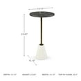 thumbnail image 6 of Signature Design by Ashley Contemporary Caramont Accent Table  Black/White/Gold Finish, 6 of 6