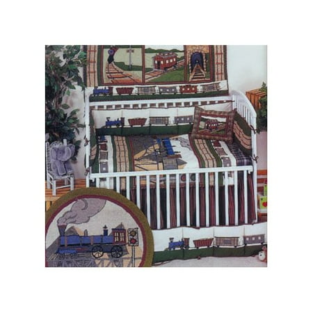 Patch Magic Train 9 Piece Crib Bedding Set Patch Magic Train 9 Piece Crib Bedding Set