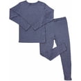 thumbnail image 3 of 32 Degrees Heat Boys Long Sleeve Crew Neck and Legging Set Heather Navy Medium, 3 of 3