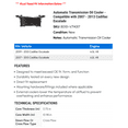 thumbnail image 2 of Automatic Transmission Oil Cooler - Compatible with 2007 - 2013 Cadillac Escalade 2008 2009 2010 2011 2012, 2 of 2