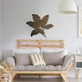 thumbnail image 4 of Benzara 97920 Large Plam Leaf Metal Wall Decor Sculpture New, 4 of 5