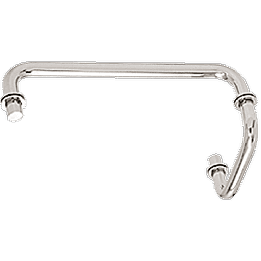 CRL SDP6TB12CH Polished Chrome 12" Towel Bar with 6" Pull Handle