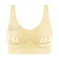 thumbnail image 4 of Mgmyaa Women's Wirefree Seamless Sports Bra Comfort Support Bralette Everyday Yoga Wear T-Shirt Light Push Up Design Breathable Lifting Soft Full, 4 of 6