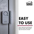thumbnail image 3 of Alarma inalámbrica de seguridad para puertas y ventanas SABRE, sirena 120dB, 3 of 6