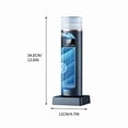 thumbnail image 2 of Air Cooling Fan, 2-in-1 6 Wind Speeds Tower Fan with Humidification, 120° Oscillating, 6H Timer, Silent, LED Display Portable Air Conditioner with Remote for Bedroom Living Room Office(Black), 2 of 9