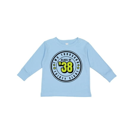 

Inktastic Class of 2038 in Black Circle with Stars Gift Toddler Boy or Toddler Girl Long Sleeve T-Shirt