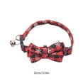 thumbnail image 3 of PONPRNGY Christmas Collar and Bow tie with Classic Snowflake Pattern, Adorable Collar with Light Release Buckle Pet Accessories for Puppy ss Pets, 3 of 6