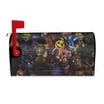 thumbnail image 2 of Lsque Five Nights At Freddy'S Mailbox Cover Standard Size ,Magnetic Mailbox Covers Post Wraps Letter Box Cover -21x18 in, 2 of 9