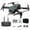 A, variant on TZYUDK Folding Drone with 1080P HD Camera Altitude Hold Headless Mode Speed Adjustment RC Quadcopter UAV Toy A Plastic