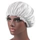 thumbnail image 1 of Gorro de dormir de satén suave KPLFUBK, gorro para el pelo, gorro reversible con banda elástica ancha., 1 of 5