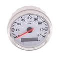 thumbnail image 4 of 85mm Tachymètre Marin 3000 4000 6000 RPM Jauge de Tachisme Rétroéclairage Rouge avec Écran LCD Compteur d'Heures pour Voiture Bateau Camion Auto 12V/24V, Facile à Calibrer, 4 of 7