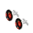 thumbnail image 2 of Ladybird Stylish Mens Cufflink Set and Shirt Clip Made of Stainless Steel for Formal Attire and Business Meetings, 2 of 6