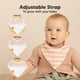 thumbnail image 3 of Baberos orgánicos tipo bandana para bebés KeaBabies, paquete de 8 para niñas, 3 of 9