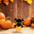 thumbnail image 3 of Electronic Candle Lights Festival LED Halloween Wind Lights Decorative Injection Candles Night Lights Halloween Style Desktop Scenery 7 Candle Winding Candle Book Scented Candle Winter Candle Set, 3 of 3