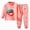 G167-Light Pink, variant on masbird Toddler Baby Boys Girls Pajamas Kids 2 Piece Pj's Long Sleeve Cartoon Sleepwear Clothes Set Outfits,Little Boy Girl Pajamas(Light Pink,18-24 M)