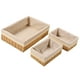 thumbnail image 5 of Cesta de almacenamiento tejida a mano, contenedor de paja, cesta decorativa, organizador para escritorio, sala de estar y dormitorio, 5 of 5