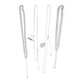 thumbnail image 2 of MasteelfCA Collier Hip Hop Personnalisé Chaîne Clavicule Ailes d'Ange Collier Multi-Couches Punk, 2 of 8
