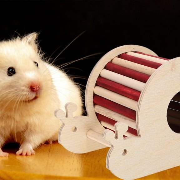 OUNONA Dwarf Hamster Toys for Cage Hamster Playhouse Funny Pet Toy 16X11X12CM