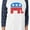 Stars, variant on Republican Shirt Republican Elephant 3/4 Women Sleeve Baseball Jersey Shirt Medium red/white