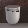 thumbnail image 4 of Toilet Sticker Toilet Voyeur Eyes Removable Sticker Decal Home Decor Bathroom Art Sticker, 4 of 5