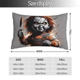 thumbnail image 2 of Lsque Chucky Pattern Bedding Waterproof Pillow Protector Zippered Queen – Bed Bug Proof Pillow Encasement-16"x24", 2 of 6
