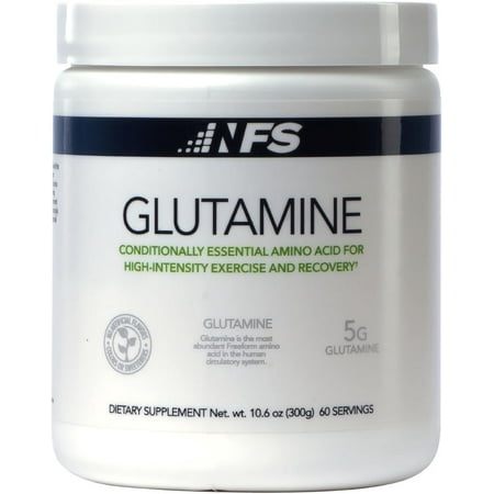 NF Sports Pure L-Glutamine Powder, Unflavored, 300g, 60 Servings