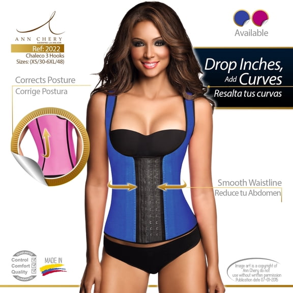 Ann Chery 2022 Sport Vest 3 Hooks Waist Trainer X-Small (Waist 24" - 26")