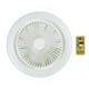 thumbnail image 3 of Ventiladores de techo con luces, ventilador de techo con lámpara, portalámparas E27 moderno, refrigeración Blanco 36W, 3 of 9