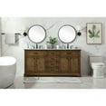 thumbnail image 6 of 72 inch double bathroom vanity in driftwood, 6 of 8