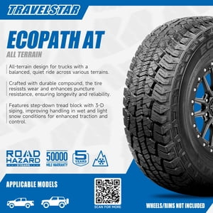 Travelstar ECOPATH AT 31X10.50R15LT 6 Ply 109R All Terrain SUV Light Truck 31/10.50/15 All Season Tires (Tire Only) Sansujyuku sansujyuku.com