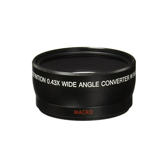 Vivitar 58mm 0.43x Wide Angle Lens W/ Removable Macro V58W For 58mm Camera Lenses