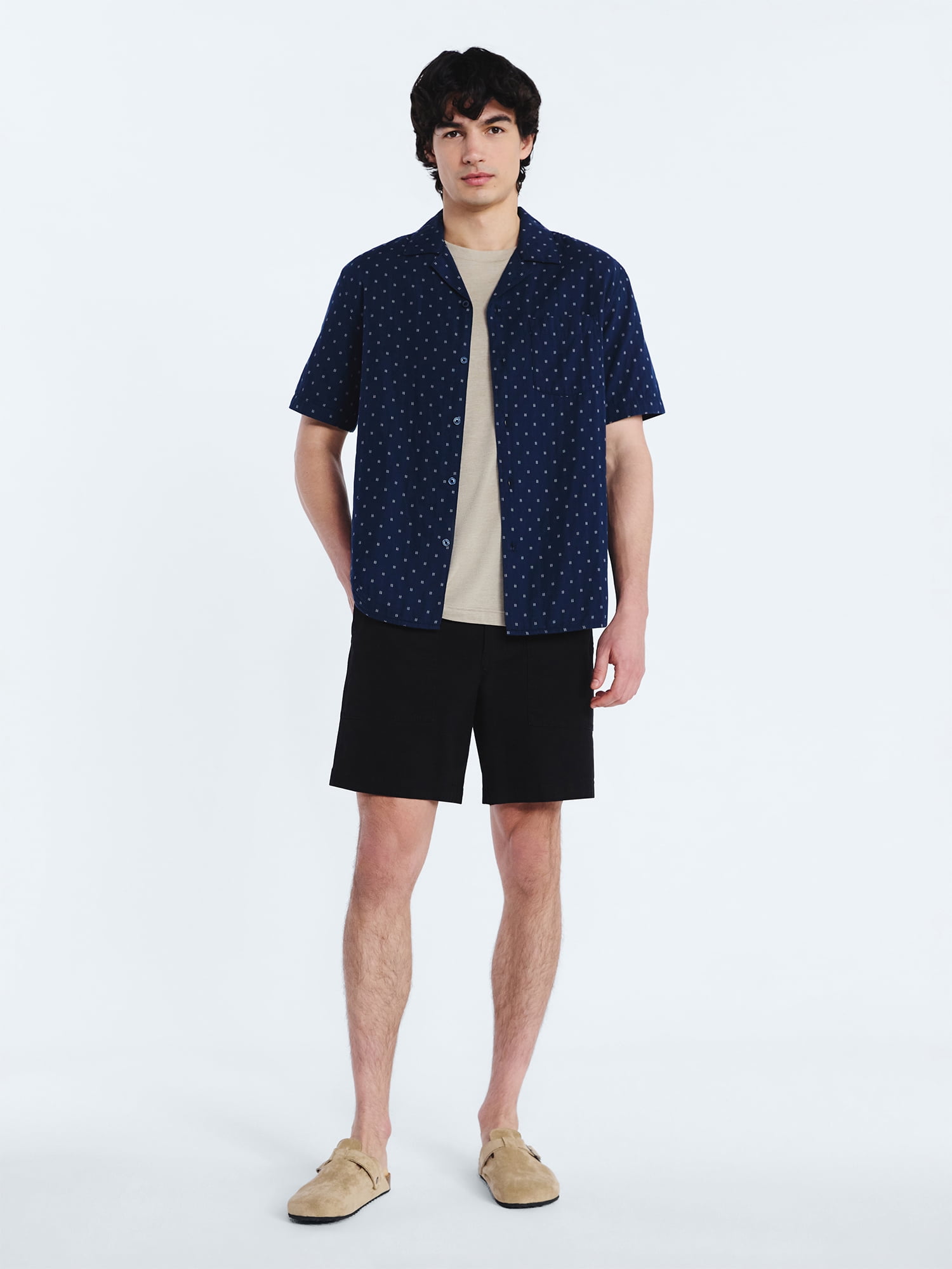 Free Assembly Men's Utility Shorts, 7" Inseam, Sizes S-3XL