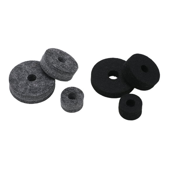 Juego de almohadillas de fieltro ANGGREK 6 Uds Varios Tamaños Negro