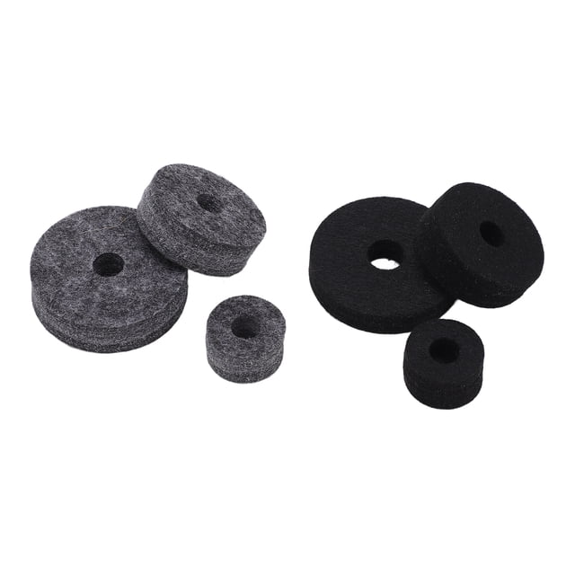 Juego de almohadillas de fieltro ANGGREK 6 Uds Varios Tamaños Negro