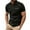 Classic-Black, variant on CYiJun Mens Polo Shirts Short Sleeve Cotton Pique 3 Button Classic Fit Casual T-Shirt Performance Golf Shirts