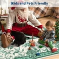 thumbnail image 6 of 2'x3'  Living Room Area Rug Christmas Large Bedroom Rugs Non Slip Washable Xmas Decoration Dining Room Throw Carpet Soft Low Pile Snowflakes Rugs for Holiday Festival Boho Rug for Nursery Kitchen, 6 of 9