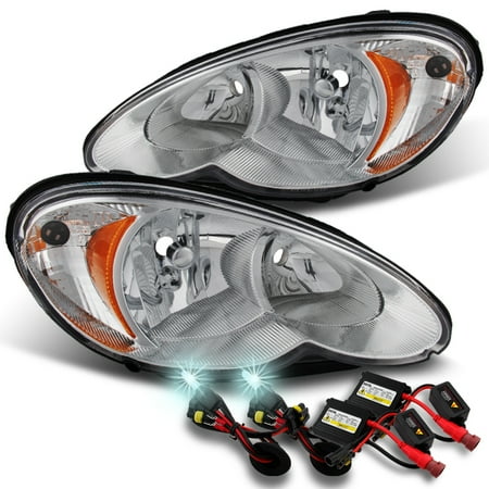 Fit 06 10 Chrysler Pt Cruiser Replacement Headlights Slim Ballast Fit 06 10 Chrysler Pt Cruiser Replacement Headlights Slim Ballast 8000k Hid Kit